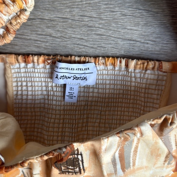 NEW & OTHER STORIES Puff Sleeve Top 4 - Picture 7 of 9